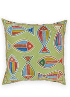 Soho Antiq-Krista Balık Desenli El Yapımı Kırlent 50x50 Cm-Kırlent-1-fleurdirect.live