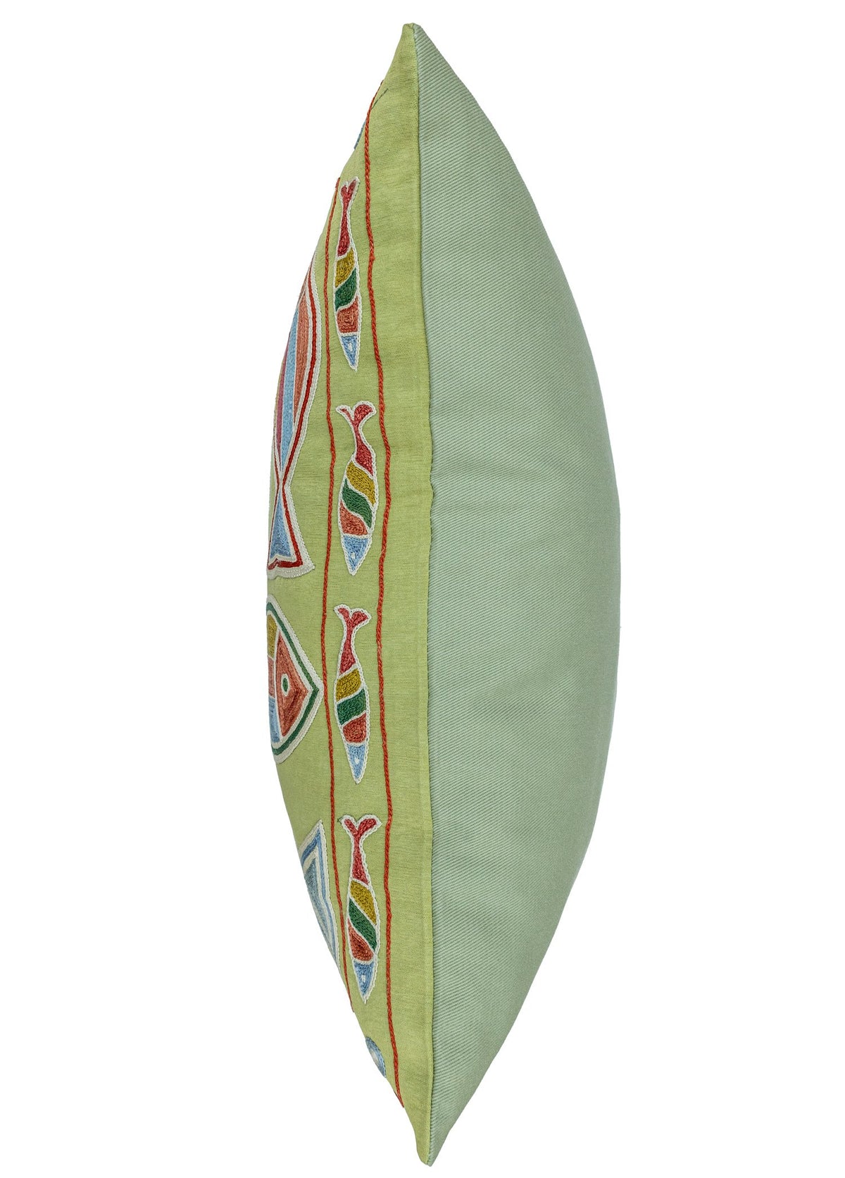 Soho Antiq-Krista Balık Desenli El Yapımı Kırlent 50x50 Cm-Kırlent-5-fleurdirect.live