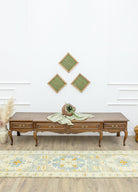 Soho Antiq-Larende Rustik El Dokuma Yolluk 77x276 Cm-Halı-2-fleurdirect.live