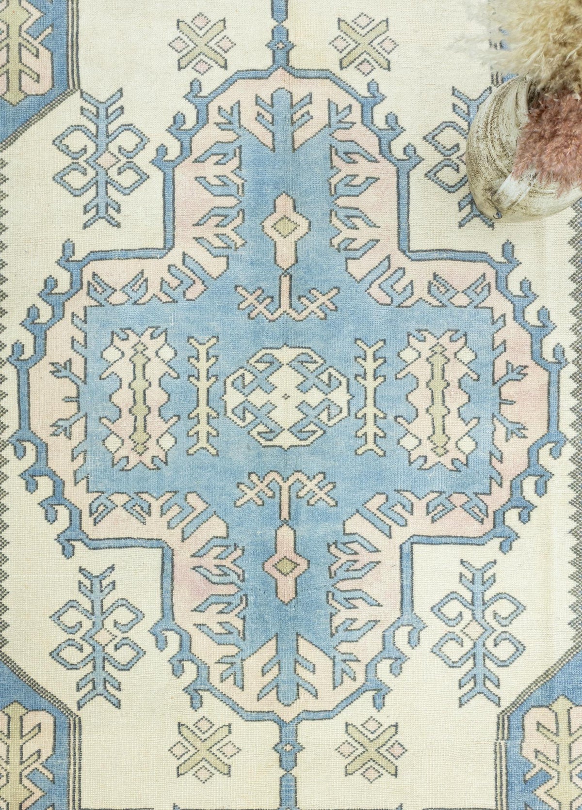 Soho Antiq-Liber Rustik Desenli El Dokuma Yün Halı 215x324 Cm-Halı-3-fleurdirect.live