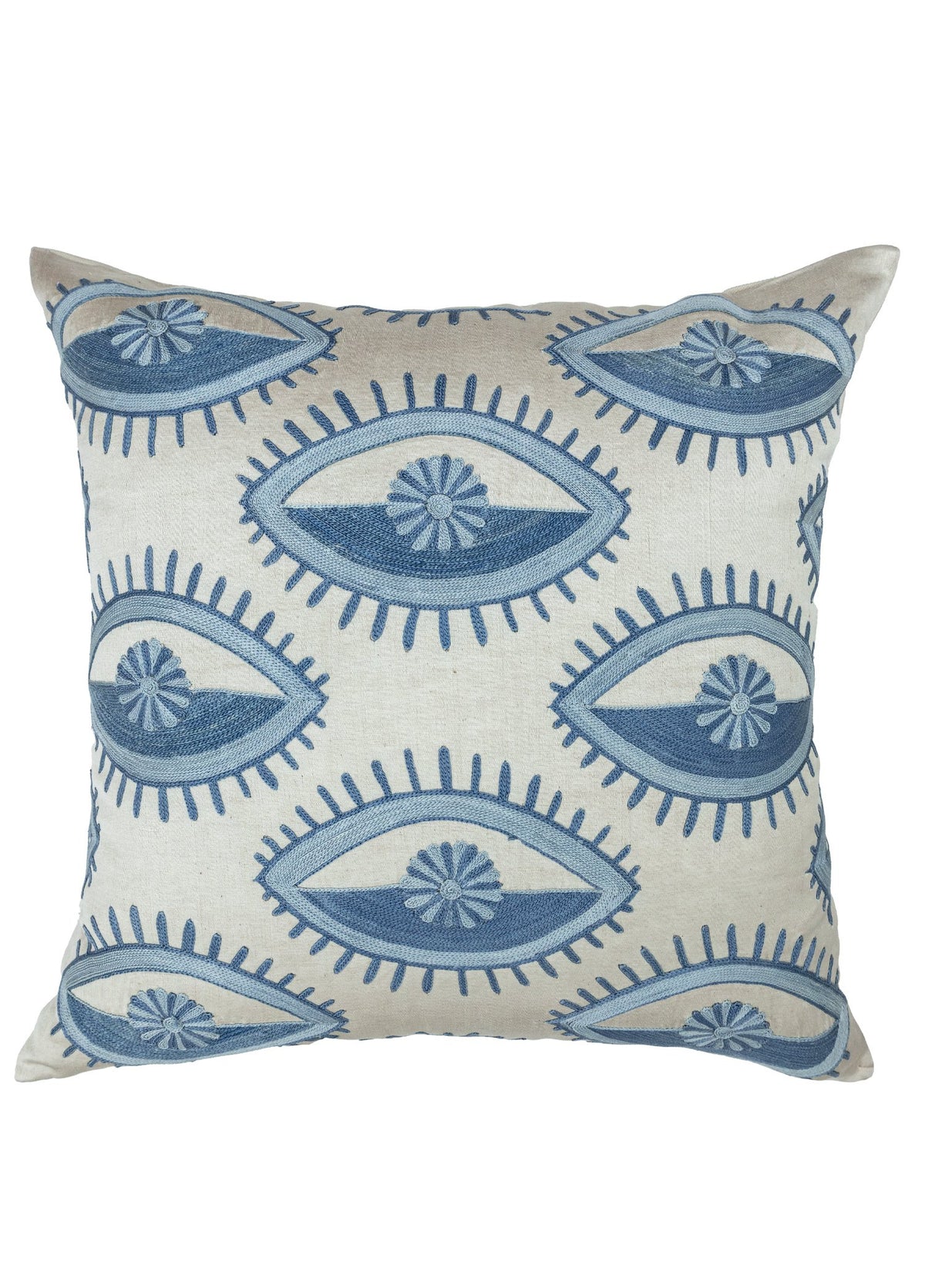 Soho Antiq-Mabel Modern Dekoratif Suzani Kırlent 50x50 Cm-Yastık-1-fleurdirect.live