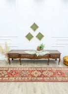 Soho Antiq-Maise Floral El Dokuma Herki Yolluk 88x417 Cm-Halı-2-fleurdirect.live