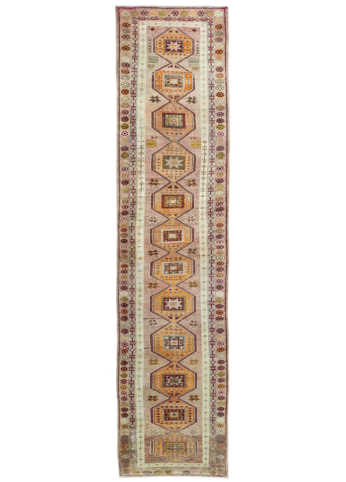 Soho Antiq-Malard Bohem Tarz El Dokuma Herki Yolluk 81x400 Cm-Halı-1-fleurdirect.live