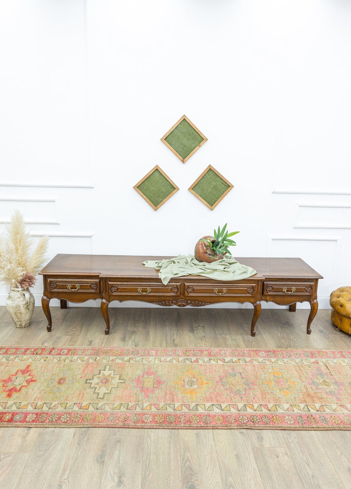 Soho Antiq-Malena Etnik El Dokuma Herki Yolluk 86x452 Cm-Halı-2-fleurdirect.live