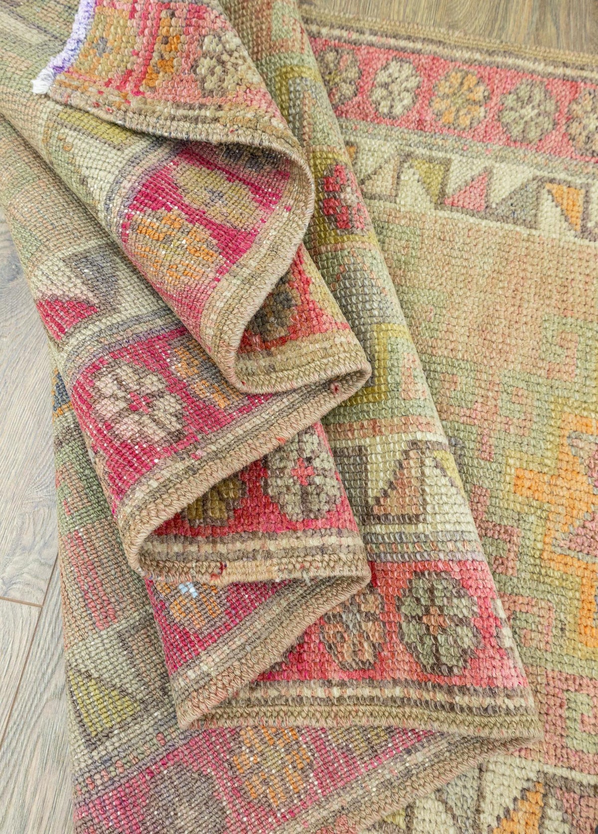 Soho Antiq-Malena Etnik El Dokuma Herki Yolluk 86x452 Cm-Halı-6-fleurdirect.live