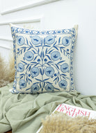Soho Antiq-Miraz El Yapımı İpek Kırlent 45x45 Cm-Kırlent-2-fleurdirect.live