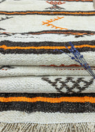 Soho Antiq-Mogan İlkel Motifli El Dokuma Kendir Kilim 201x279 Cm-Halı-4-fleurdirect.live