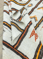 Soho Antiq-Mogan İlkel Motifli El Dokuma Kendir Kilim 201x279 Cm-Halı-7-fleurdirect.live