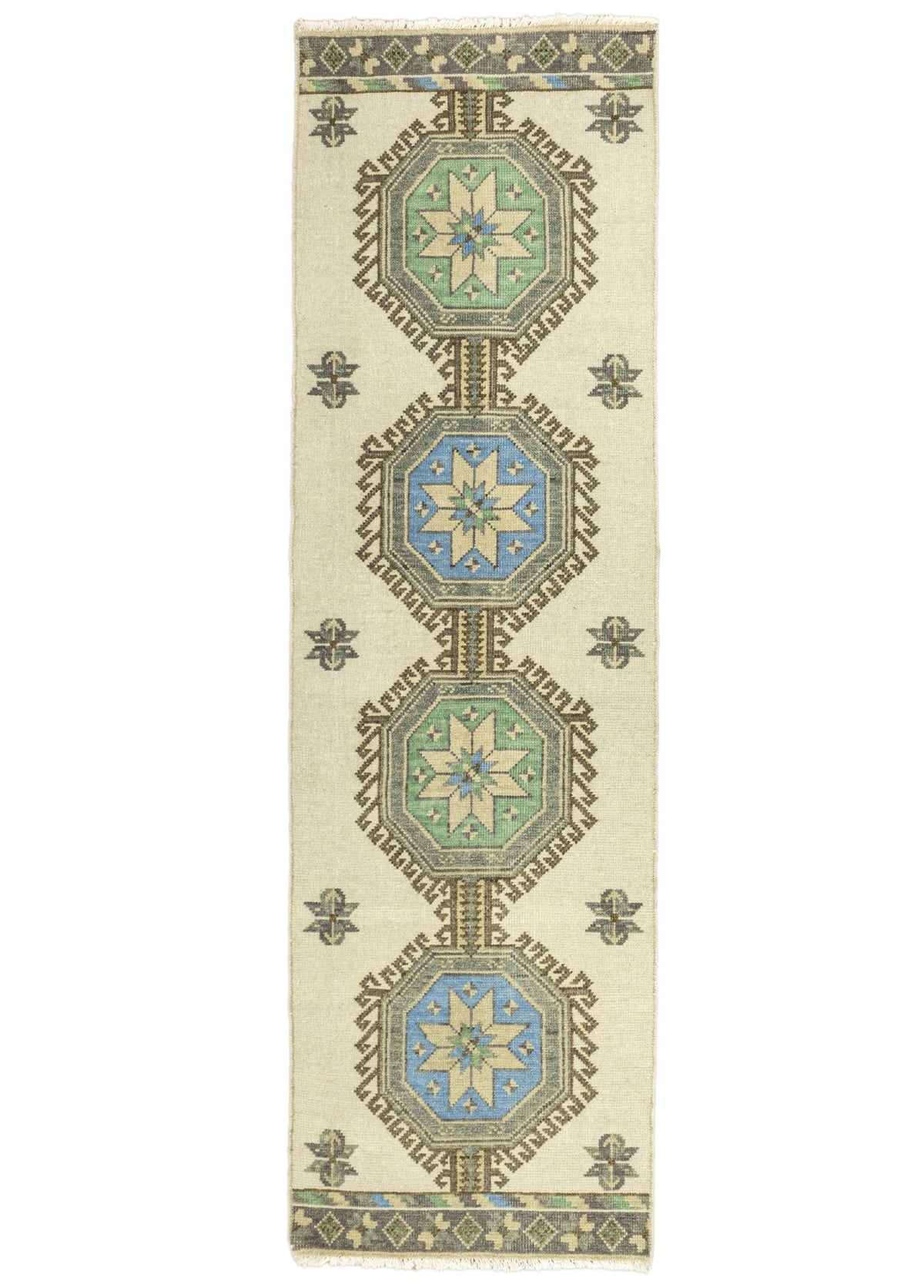 Soho Antiq-Parsabad El Dokuma Uşak Yolluk 75x247 Cm-Halı-1-fleurdirect.live