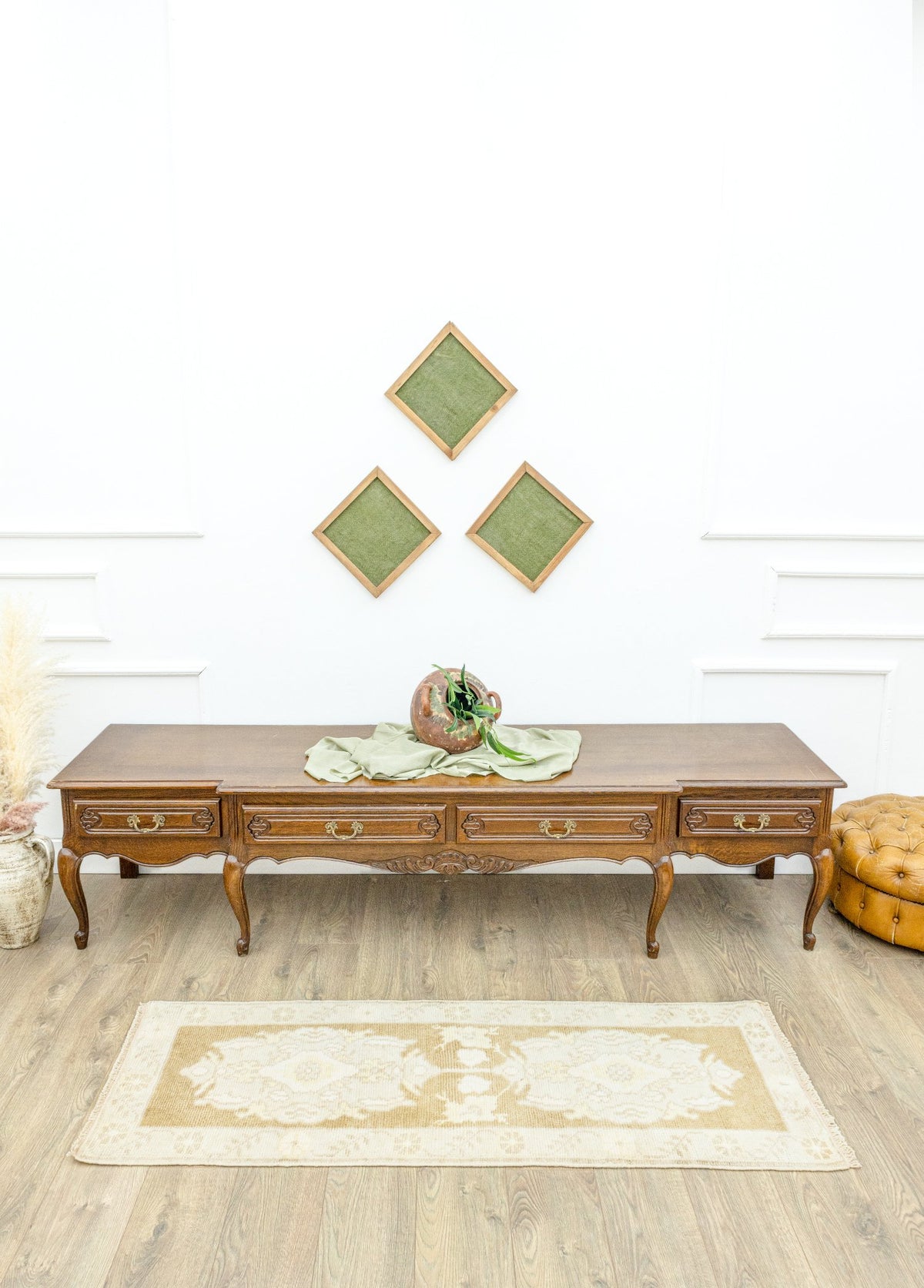 Soho Antiq-Pera Natural Renkli Uşak Yolluk 59x165 Cm-Halı-2-fleurdirect.live