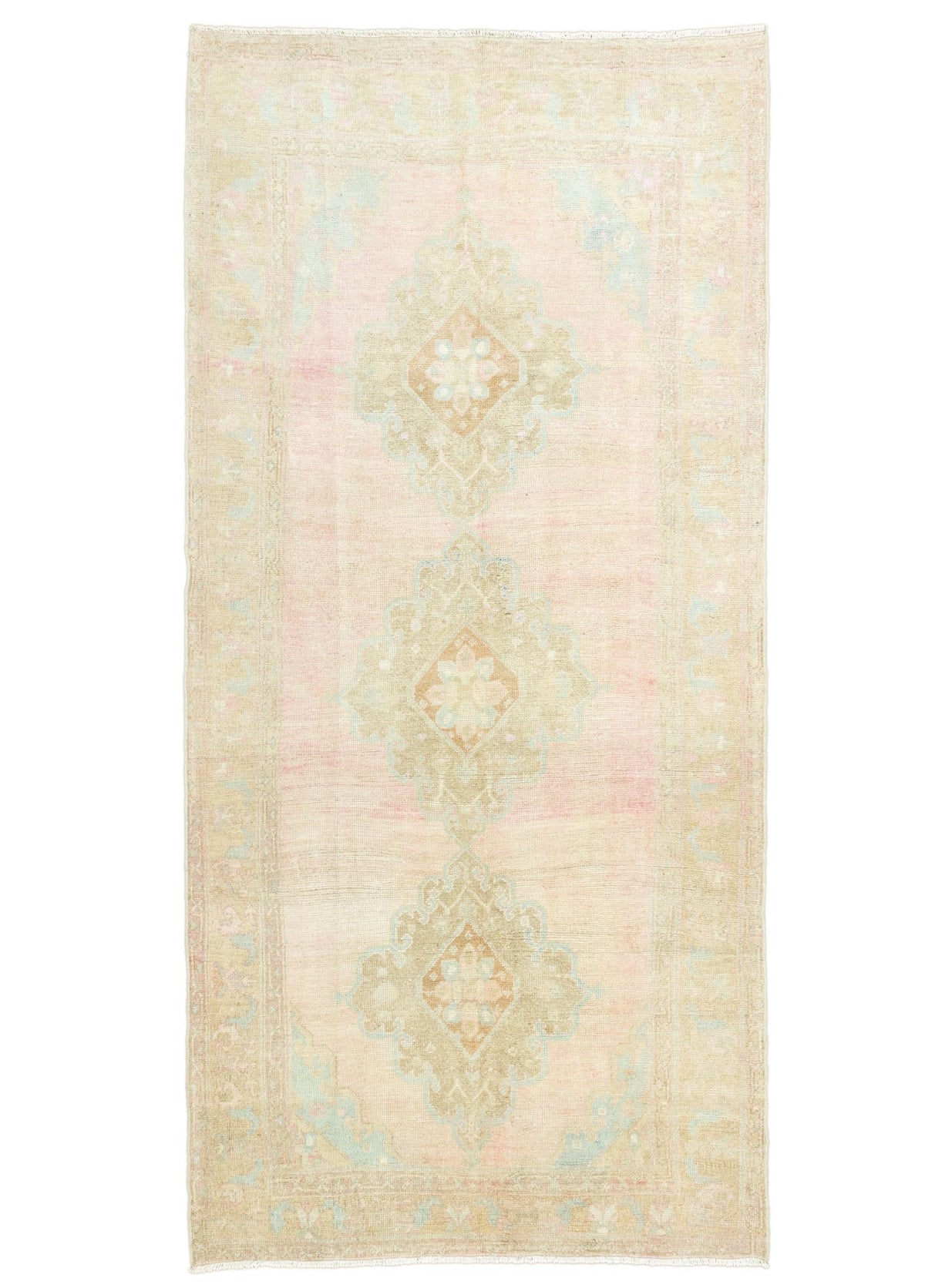 Soho Antiq-Rafsan Vintage El Dokuma Yün Anadolu Halısı 148x316 Cm-Halı-1-fleurdirect.live