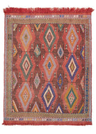Soho Antiq-Rinat Etnik Tasarımlı El Dokuma Cicim Kilim 131x159 Cm-Halı-1-fleurdirect.live