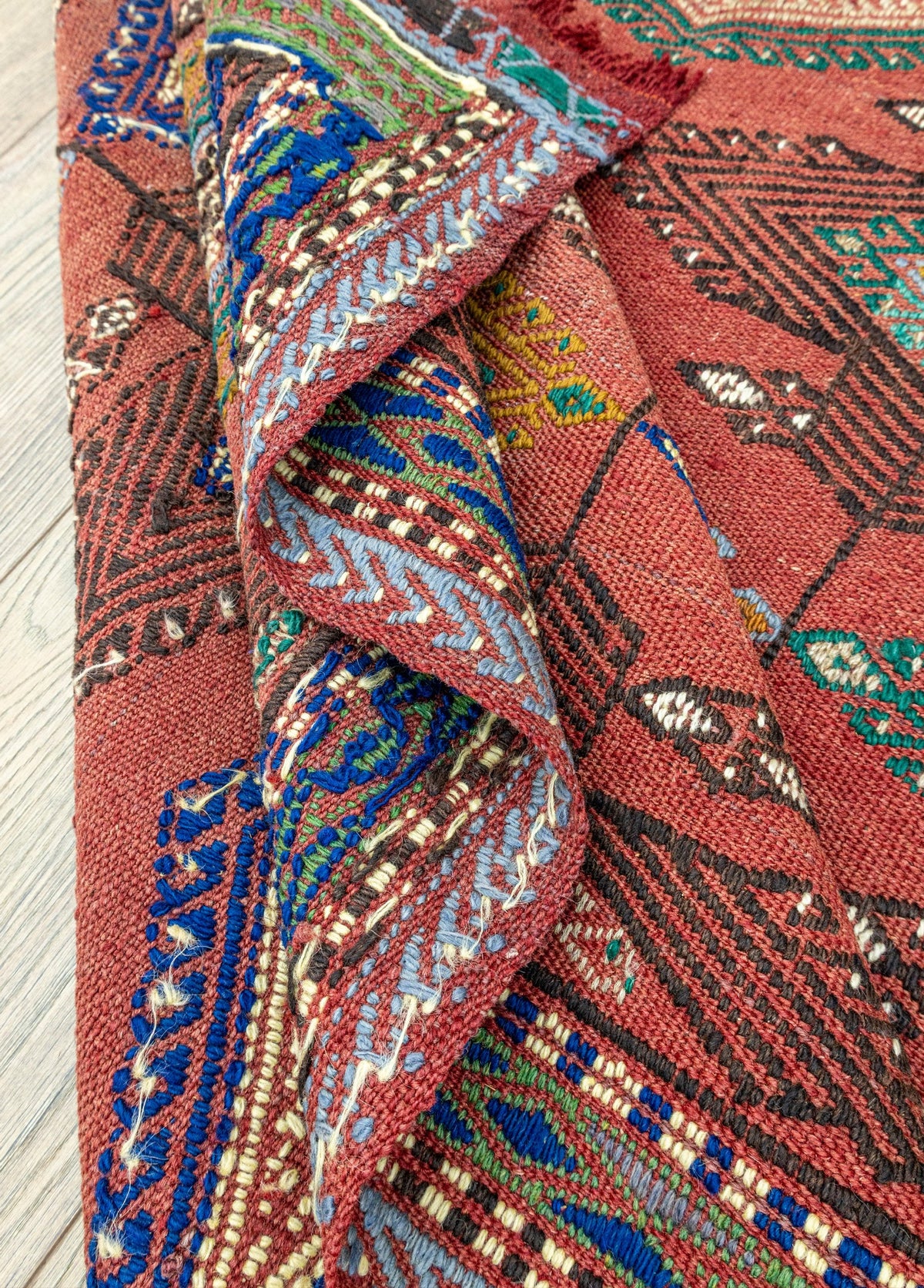 Soho Antiq-Rinat Etnik Tasarımlı El Dokuma Cicim Kilim 131x159 Cm-Halı-6-fleurdirect.live