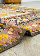 Soho Antiq-Rissa Geometrik Tasarımlı El Dokuma Kilim 152x220 Cm-Kilim-6-fleurdirect.live