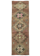 Soho Antiq-Royal El Dokuma Kahverengi Herki Yolluk 116x389 Cm-Halı-1-fleurdirect.live