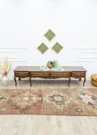 Soho Antiq-Royal El Dokuma Kahverengi Herki Yolluk 116x389 Cm-Halı-2-fleurdirect.live