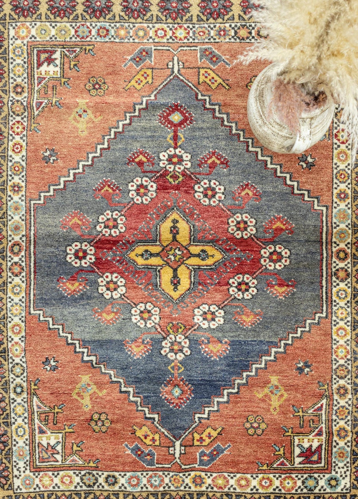 Soho Antiq-Sadaf El Dokuma Yün Dazkırı Halı 153x189 Cm-Halı-3-fleurdirect.live