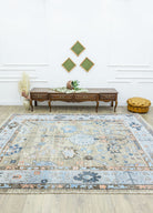 Soho Antiq-Saiva Büyük El Dokuma Uşak Desenli Halı 270x326 Cm-Halı-2-fleurdirect.live