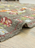 Soho Antiq-Setenay Kanaviçe İşlemeli El Dokuma Yün Kilim 154x221 Cm-Halı-5-fleurdirect.live