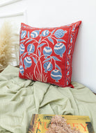 Soho Antiq-Skade Floral Tasarımlı Suzani Kırlent 50x50 Cm-Yastık-2-fleurdirect.live
