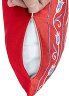 Soho Antiq-Skade Floral Tasarımlı Suzani Kırlent 50x50 Cm-Yastık-7-fleurdirect.live
