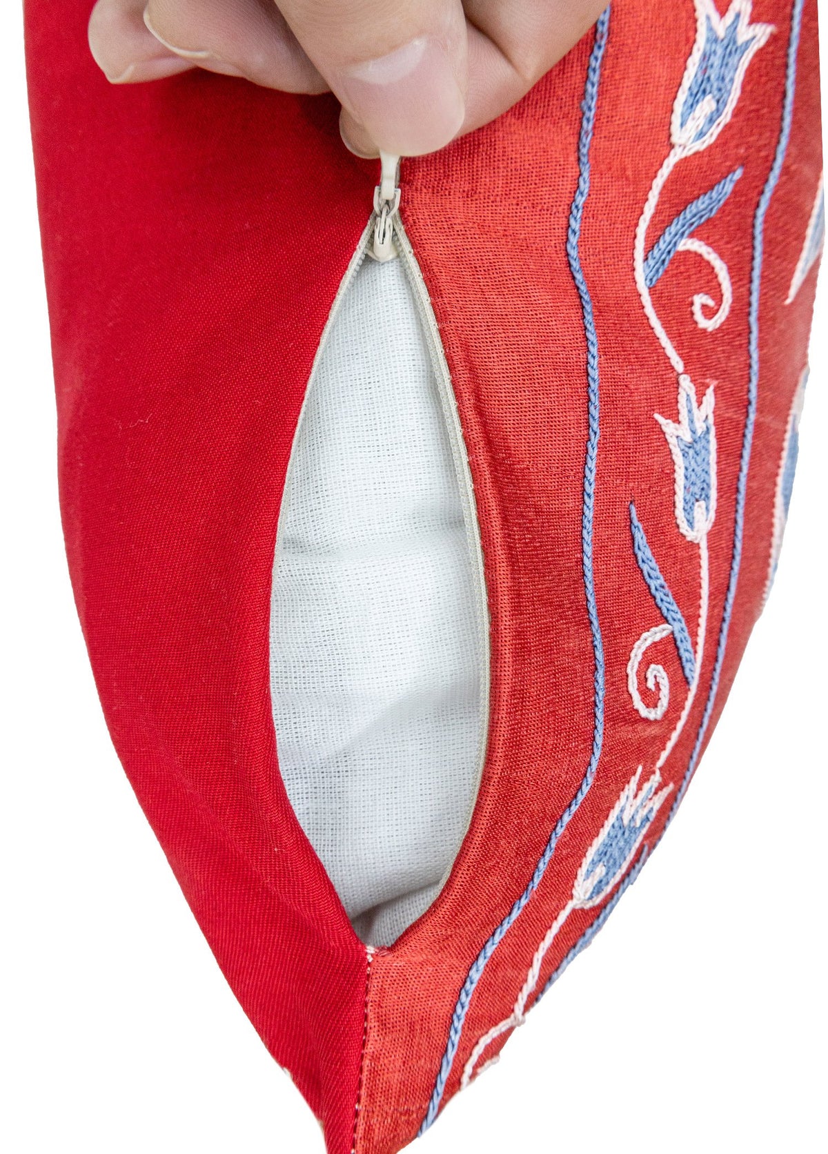 Soho Antiq-Skade Floral Tasarımlı Suzani Kırlent 50x50 Cm-Yastık-7-fleurdirect.live