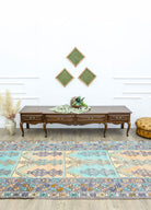 Soho Antiq-Tayte Bereket Motifli Renkli Yün Halı 158x371 Cm-Halı-2-fleurdirect.live