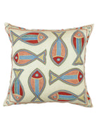 Soho Antiq-Temur Balık Motifli Kırlent 50x50 Cm-Kırlent-1-fleurdirect.live