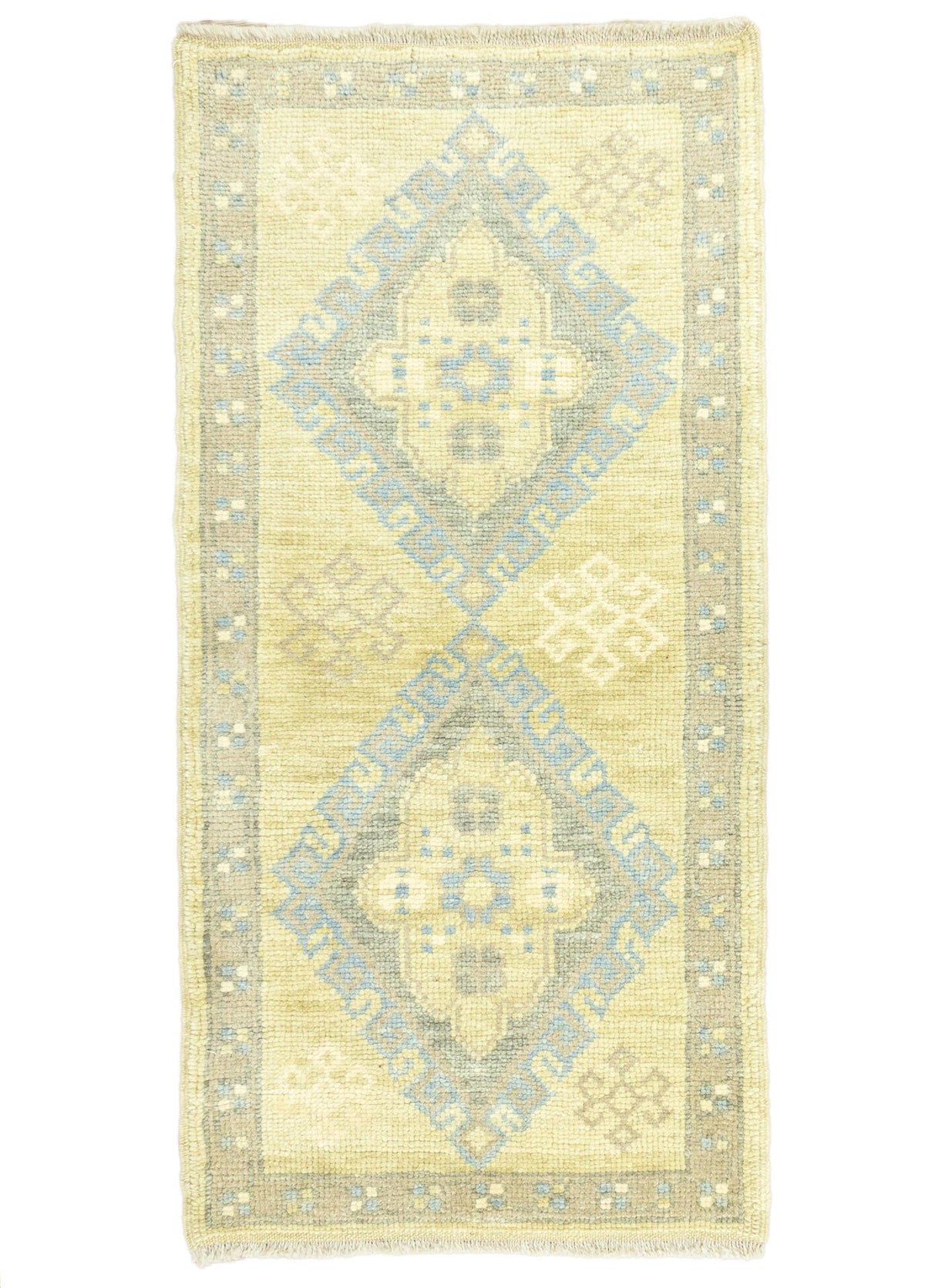 Soho Antiq-Thyme El Dokuma Rustik Halı 67x138 Cm-Halı-1-fleurdirect.live