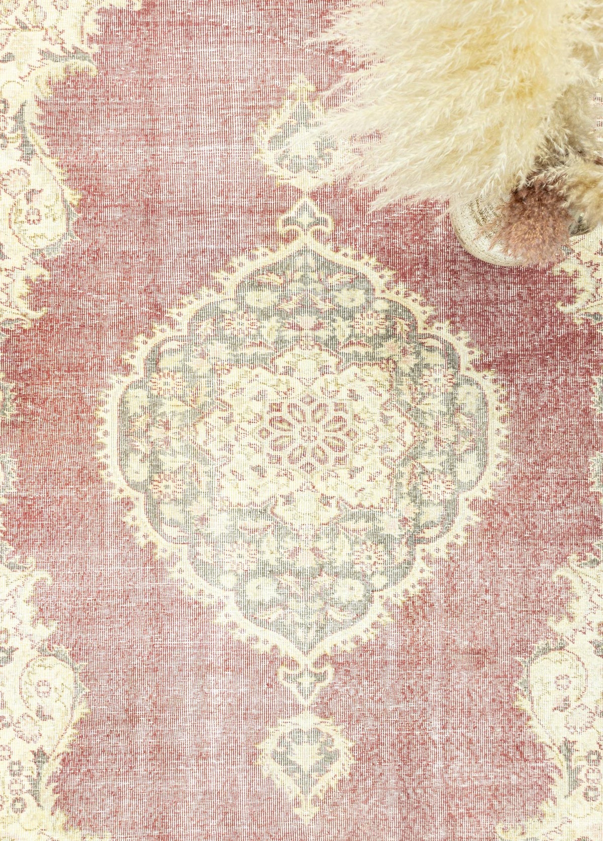 Soho Antiq-Yunt Vintage El Dokuma Halı 202x296 Cm-Halı-3-fleurdirect.live