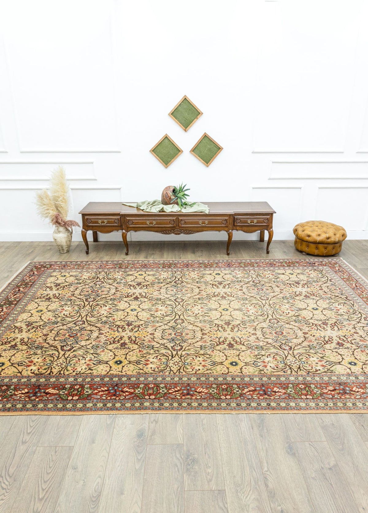Soho Antiq-Zafir El Dokuma Floral Hereke Halı 243x364 Cm-Halı-2-fleurdirect.live