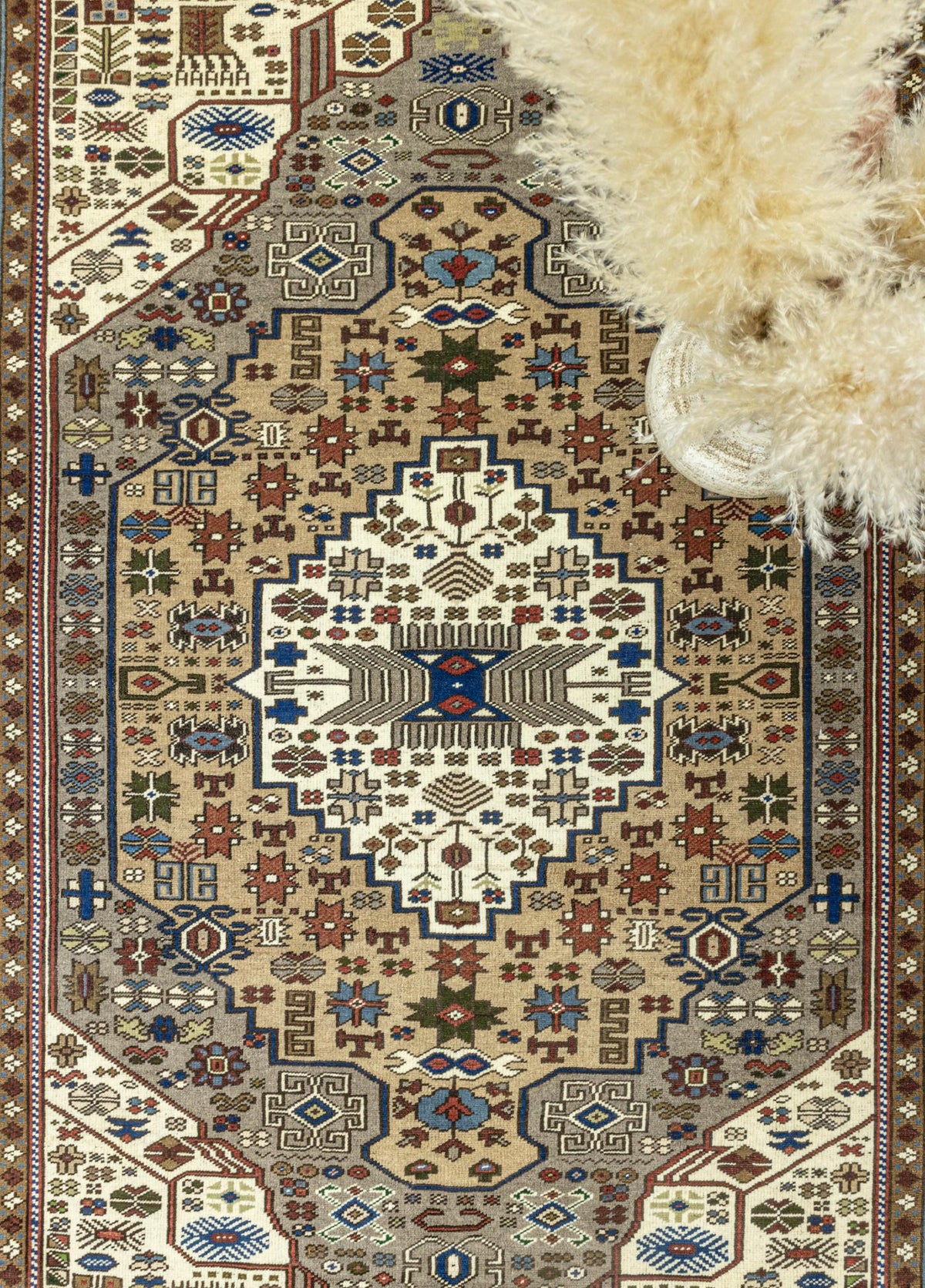 Soho Antiq-Zeine El Dokuma Yün Obruk Halısı 163x253 Cm-Halı-3-fleurdirect.live