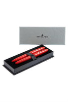 Steelpen-Pearl Serisi 4500 Kırmızı Bayrak Dolma Kalem + Tükenmez Kalem Seti-Tükenmez Kalem-1-fleurdirect.live
