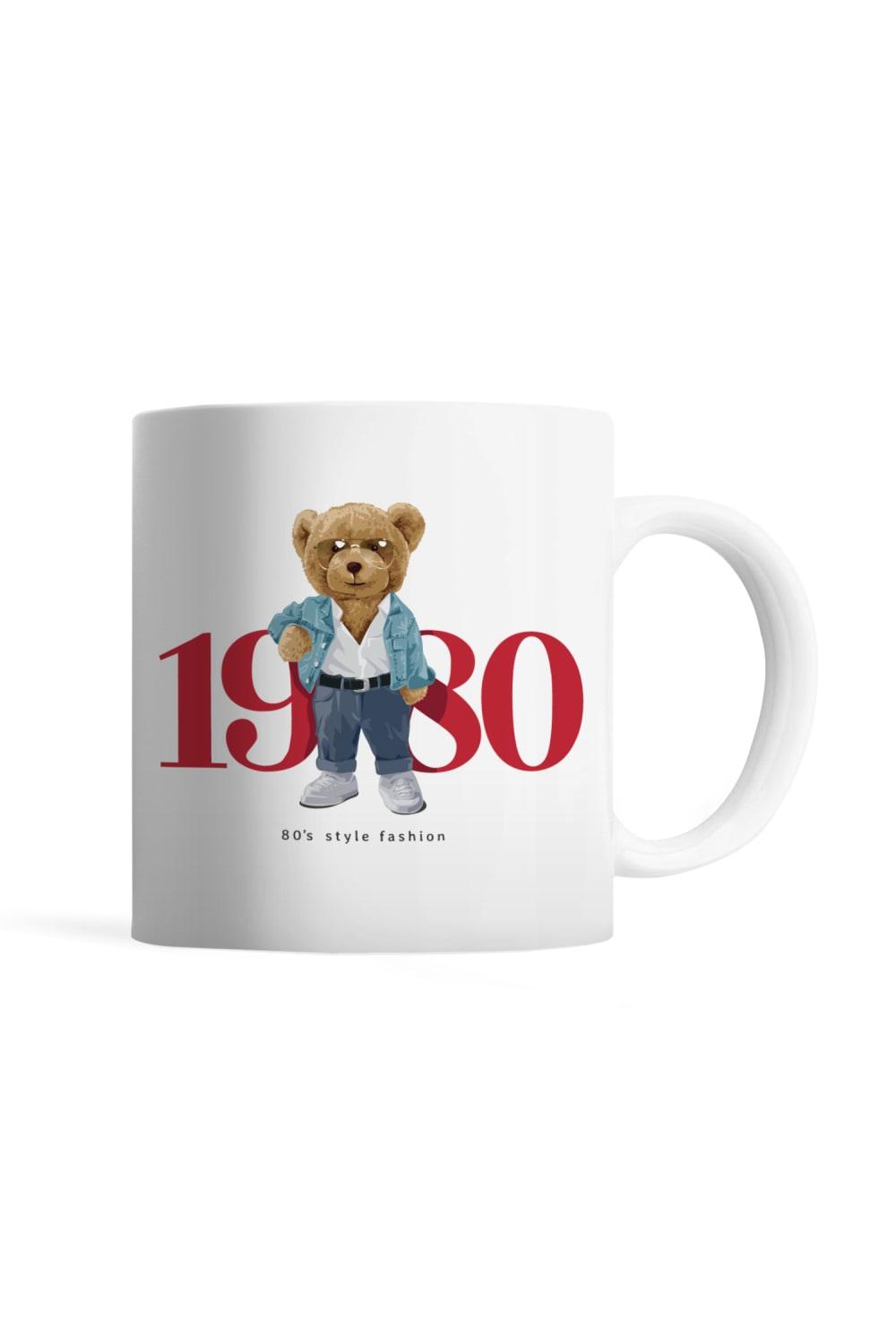 Tatlistan-Teddy Bear | 80's Fashion - Kupa Bardak-Bardak-1-fleurdirect.live