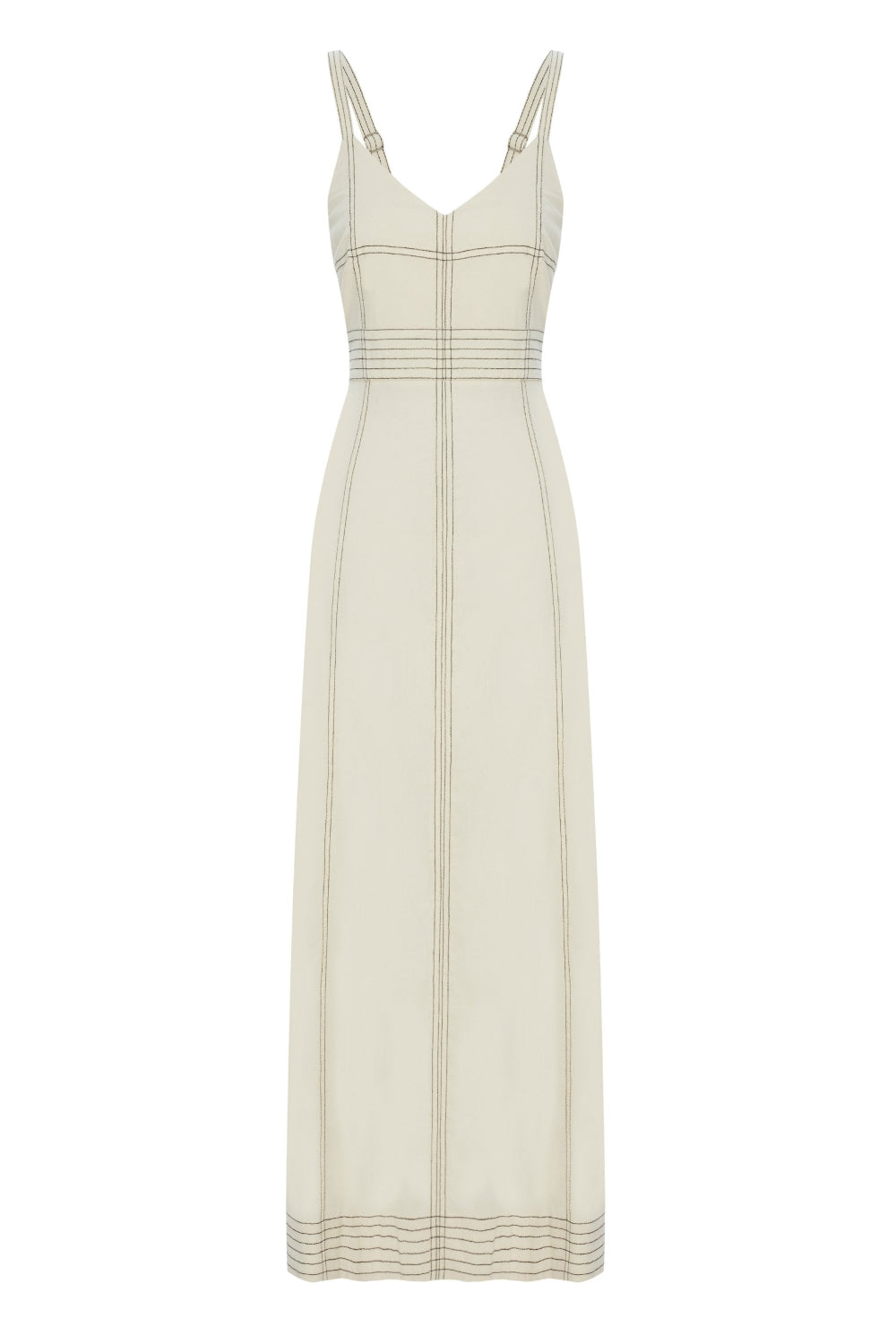 The Handloom-Eva Maxi Dress Natural-Elbise-5-fleurdirect.live