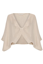 The Handloom-Lucid Knot Top Sand-Gömlek-7-fleurdirect.live