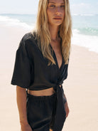 The Handloom-Lucid Tie Shirt Black-Gömlek-2-fleurdirect.live