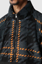 The North Face-Men Printed Ridge Fleece Quarter Zip-Sweatshirts & Hoodies-4-fleurdirect.live