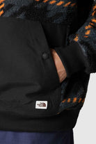 The North Face-Men Printed Ridge Fleece Quarter Zip-Sweatshirts & Hoodies-5-fleurdirect.live