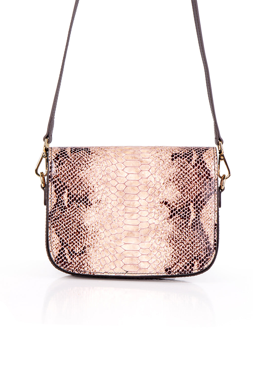 Thestance.co-GRACE - Limited Edition Snake Leather Shoulder Bag-Omuz Çantası-3-fleurdirect.live