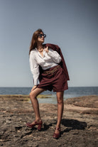 Sansa Short - Burgundy - 2