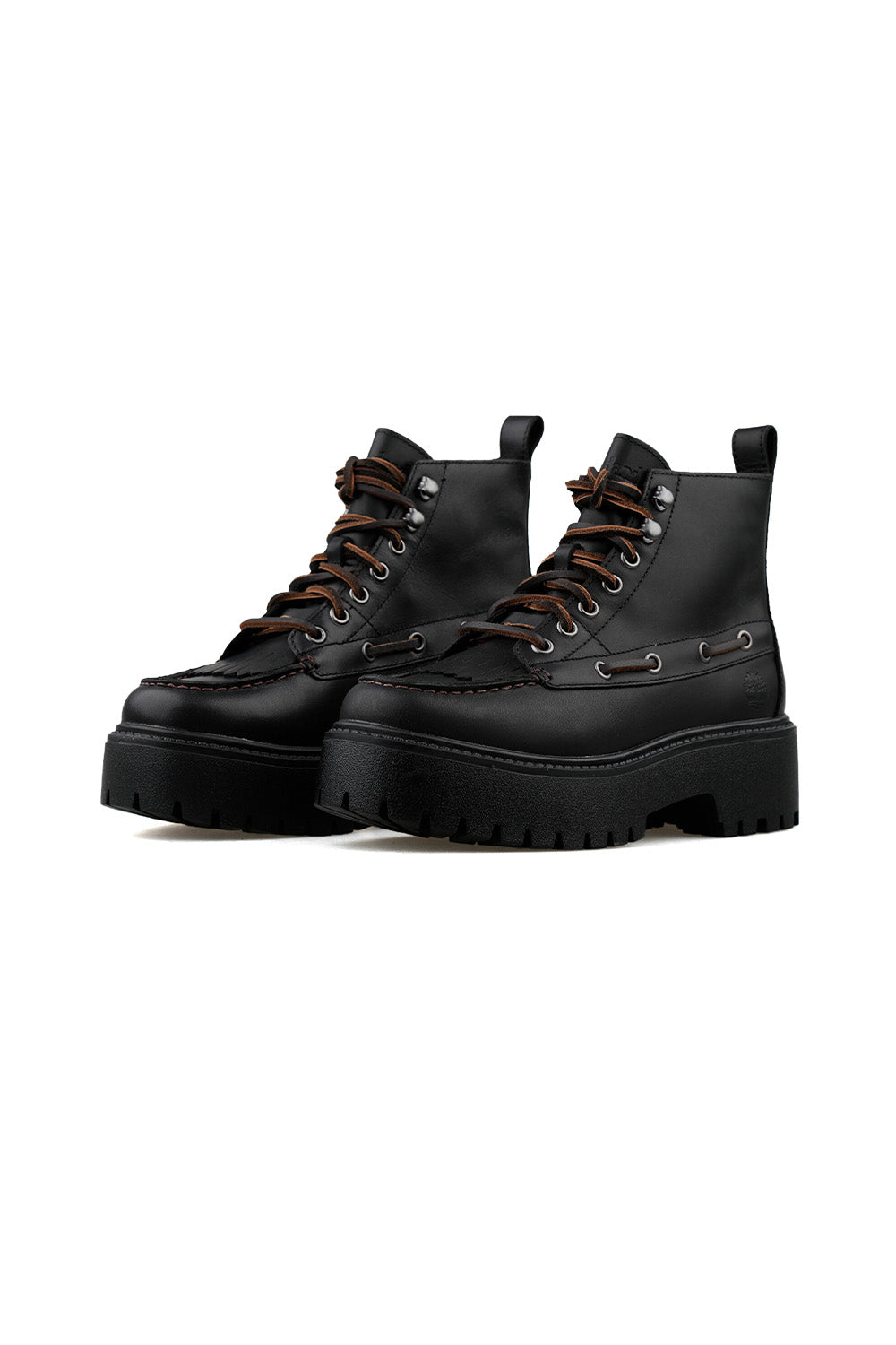 Timberland-Stone Street Platform Püsküllü Siyah Bot-Bot-3-fleurdirect.live
