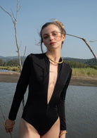 Tiny-Siyah Uzun Kollu Surf Mayo-Bikini + Mayo-5-fleurdirect.live