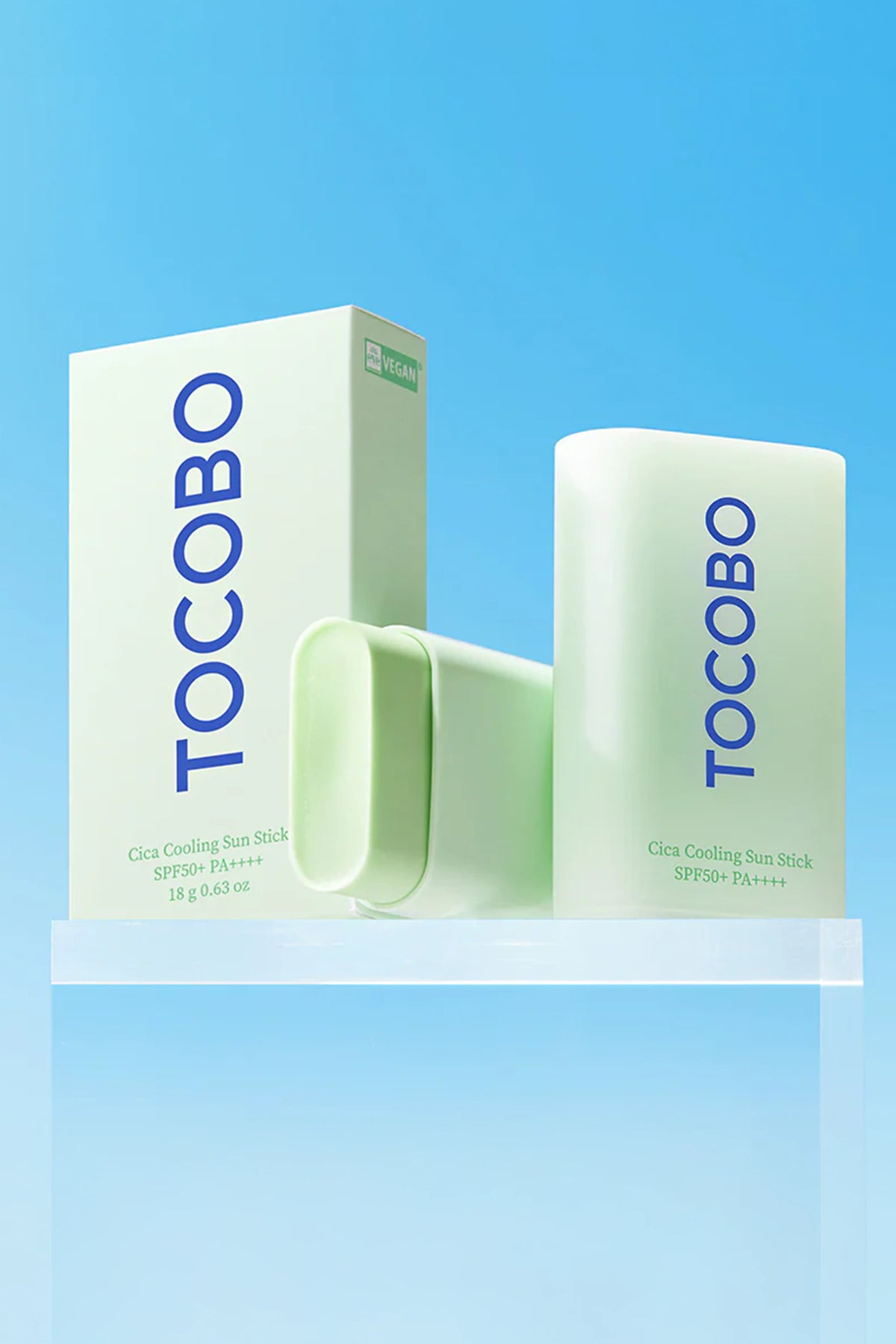 Tocobo-Tocobo Cica Cooling Sun Stick Spf50+ Pa++++ 18 Gr Yatıştırıcı & Serinletici Vegan Stick Güneş Koruyucu-Güneş Koruyucu-6-fleurdirect.live