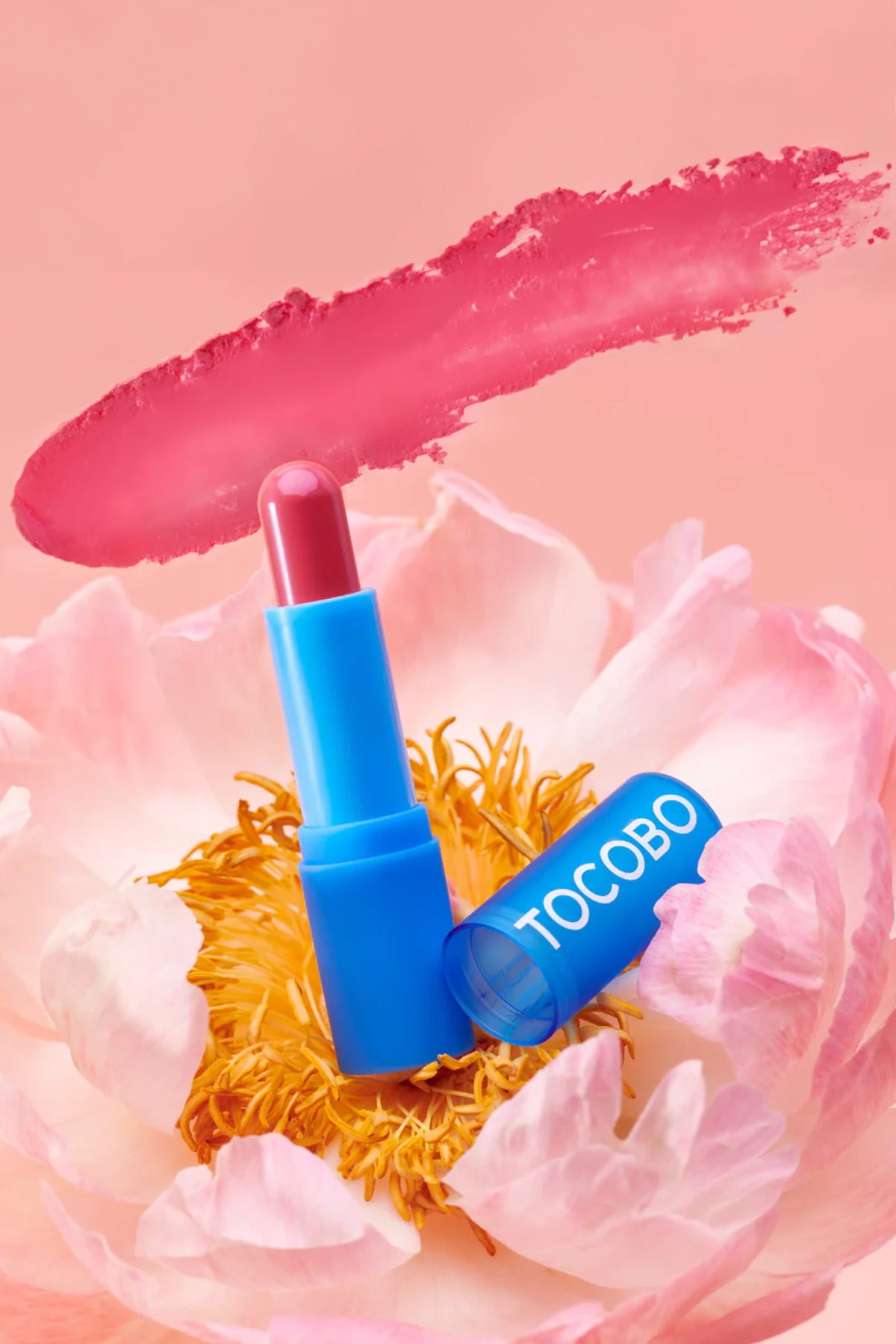 Tocobo-Tocobo Powder Cream Lip Balm 032 Rose Petal 19gr Mat & Pudra Bitişli Vegan Lip Balm-Lip Balm-5-fleurdirect.live