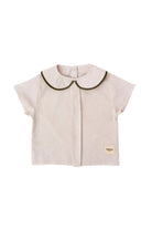 Totzee-Keten Bebe Yaka Pileli Üst Fildişi-T-Shirts-1-fleurdirect.live