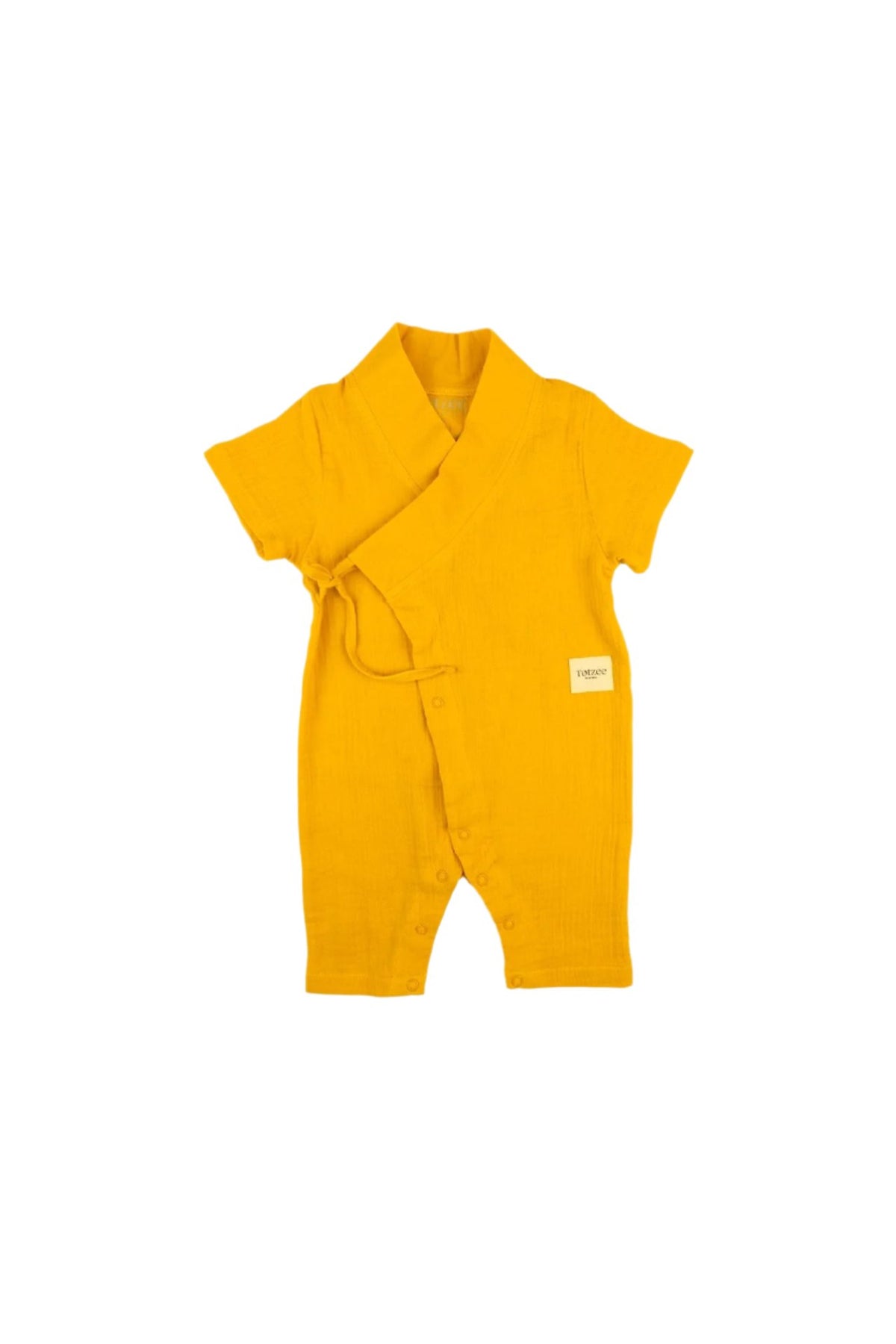 Totzee-Müslin Uzun Kimono Tulum - Sonbahar Sarısı-Çocuk Elbise & Tulum-1-fleurdirect.live