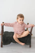 Totzee-Organik El Örgüsü Yakalı Body Lavanta Pembesi-Body-2-fleurdirect.live