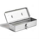 Toyo Steel-Toyo Steel T-320 Metal Saklama Kutusu, GÜMÜŞ-Saklama Kutusu-2-fleurdirect.live
