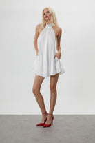Trust The Team-Kate Beyaz Mini Elbise-Elbise-1-fleurdirect.live
